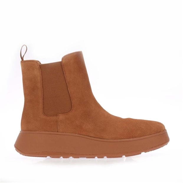 Fitflop F-Mode Suede Flatform Chelsea Boots