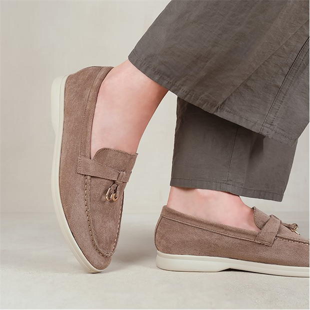 Where’s That From Pegasus Wide Fit Slip On Trim Loafers With Accesso