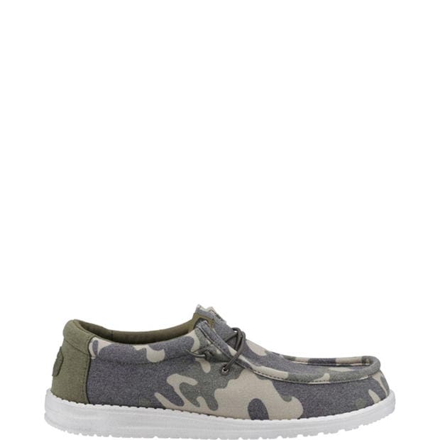 HEYDUDE Wally Washed Camo Shoe