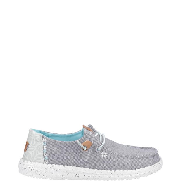 HEYDUDE Wendy Heathered Slub Tropical Shoe