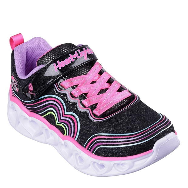 Skechers Heart Lights Light Up Trainers Girls