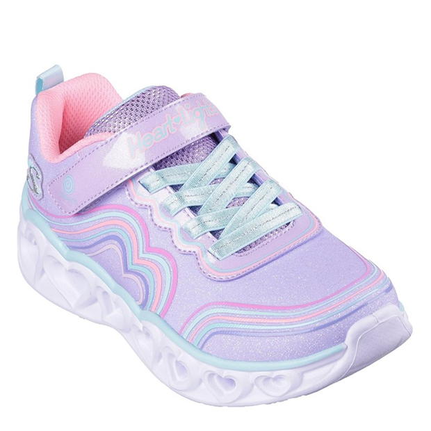 Skechers Heart Lights Light Up Trainers Girls