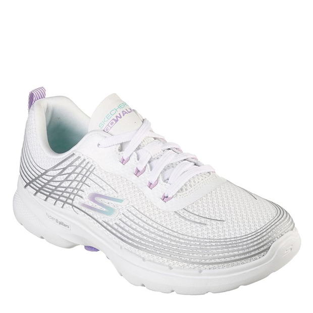 Skechers Athletic Mesh Lace Up W Haptic Prin Low-Top Trainers Girls