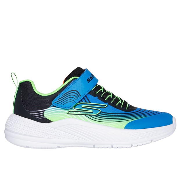 Skechers Lightweight Gore & Strap Sneaker Low-Top Trainers Boys