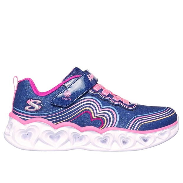 Skechers Heart Lights - Retro Hearts Light Up Trainers Girls