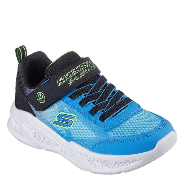 Skechers Lighted Gore & Strap Sneaker W Mult Light Up Trainers Boys