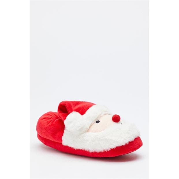 Be You Baby Santa Slippers