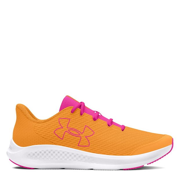 Under Armour Charged Pursuit 3 Big Logo Running Shoes Junior Girls