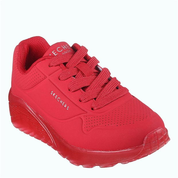 Skechers All Over Emboss Lace Up Sneaker W T Low-Top Trainers Boys