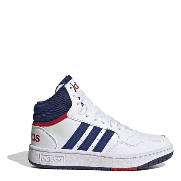 adidas Hoops Mid- High Tops Junior Boys