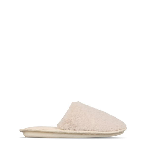 Linea Memory Foam Faux Fur Slipper