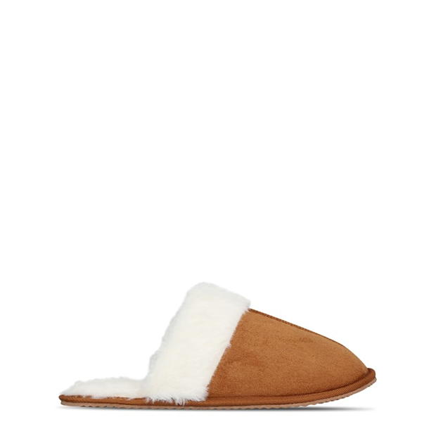 Linea Faux Suede Mule Slipper