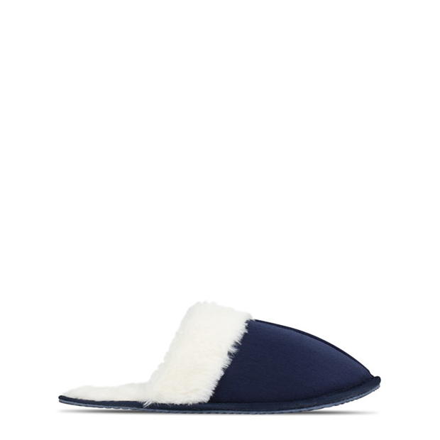 Linea Faux Suede Mule Slipper