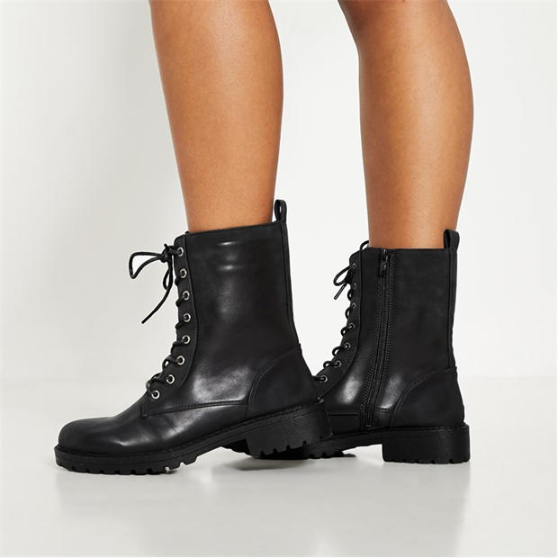 I Saw It First Basic Lace Up Boots