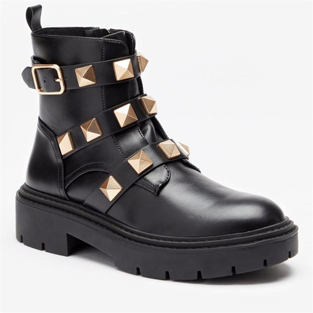 Be You Stud Wrap Around Ankle Boot