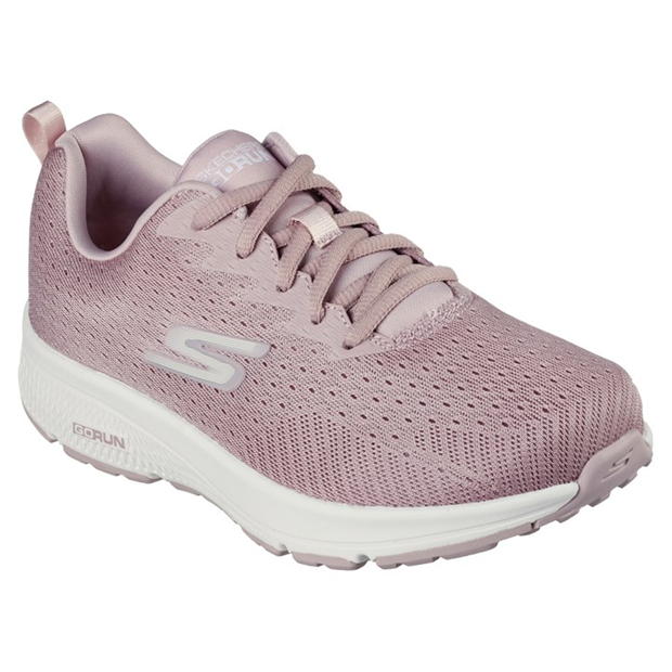 Skechers Engineered Mesh Lace Up Road Running Shoes Womens