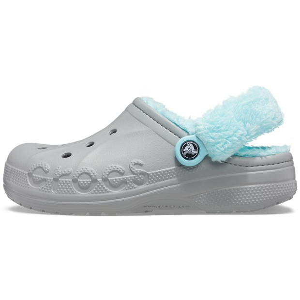 Crocs Baya Lined Fuzz-strap Clog Women's