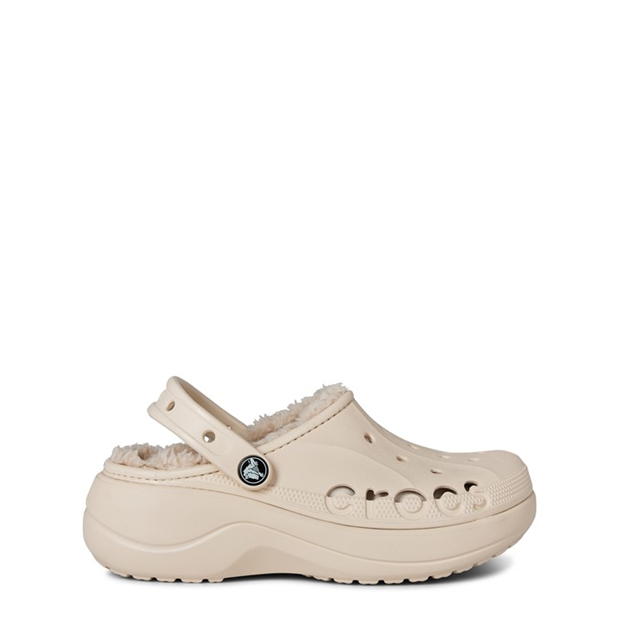 Crocs Classic Lined Platform Clogs Womens