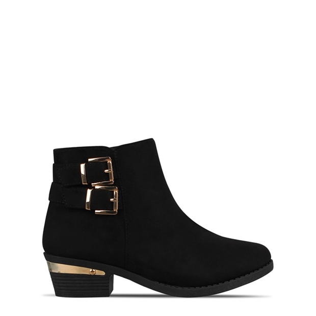 Be You Faux Suede Buckle Boot