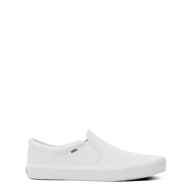 Vans Asher Slip On Canvas Trainers Womens