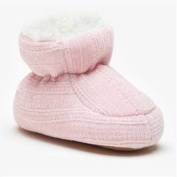 Be You Fur Lined Booties Pink