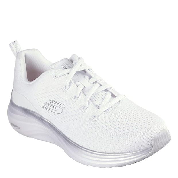 Skechers Engineered Mesh W Metallic Trim La Low-Top Trainers Womens