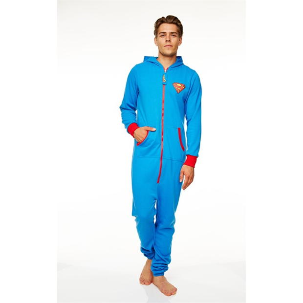 DC Comics Superman Blue Jumpsuit Onesie