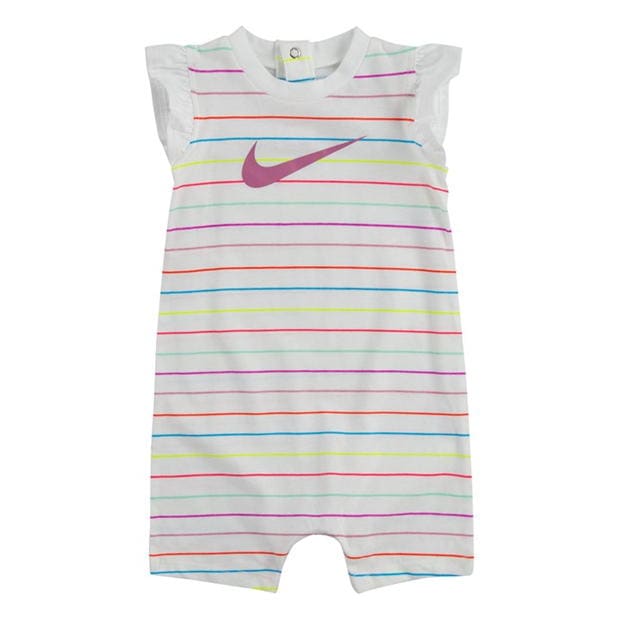 Nike Girls Striped Romper