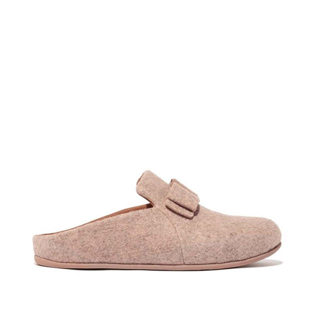 Fitflop Chrissie II Haus e01 Bow Felt Slippers