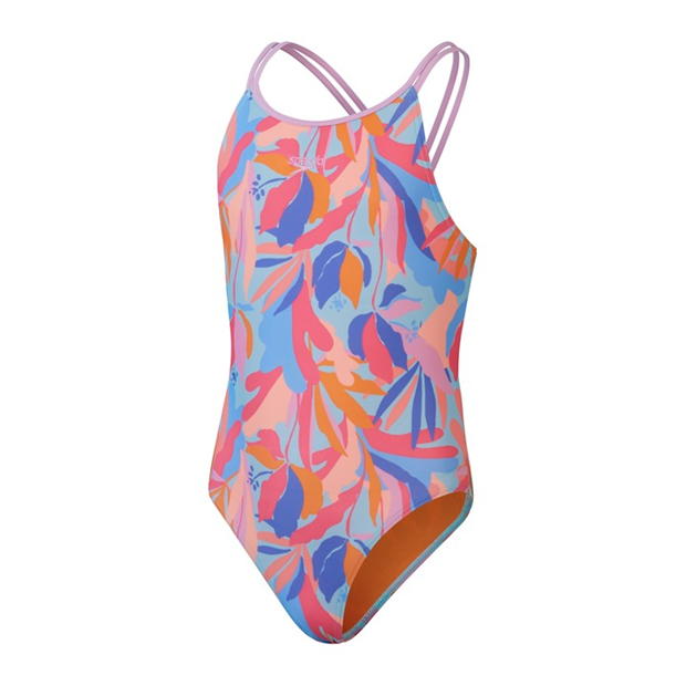 Speedo Girls Printed Twinstrap