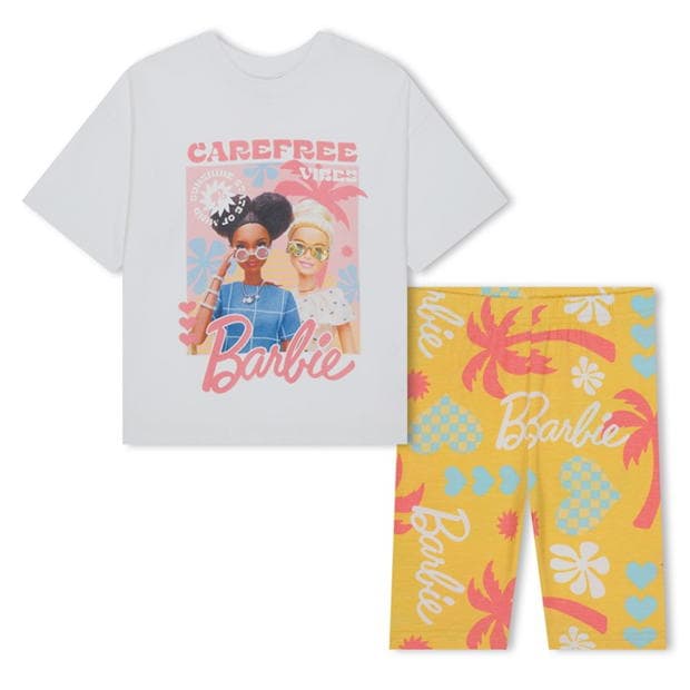 Character Barbie Girls T-shirt & Cycling Short Set