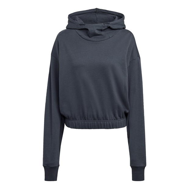 adidas Lounge Cropped Hoodie Womens