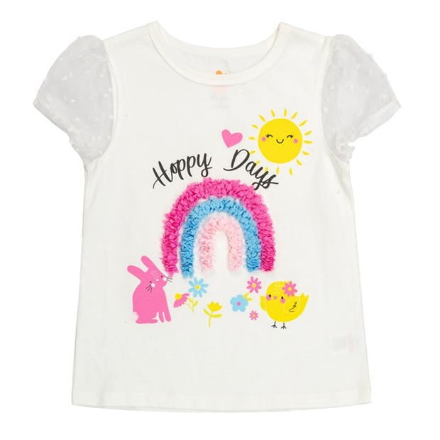 Be You Younger Girl Chenille Easter T-shirt