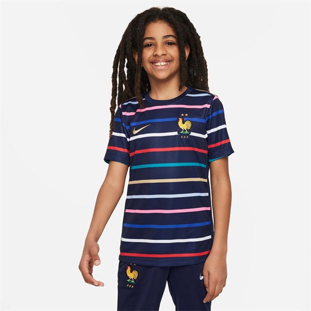 Nike France Academy Pro Home Pre-Match Shirt 2024 Juniors