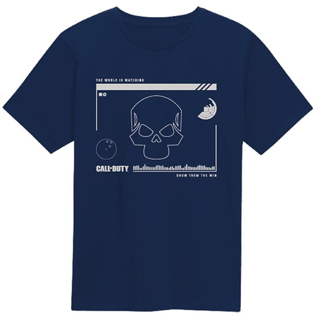 BM Fashions UK Call Of Duty Dark Blue Show Them Tee M