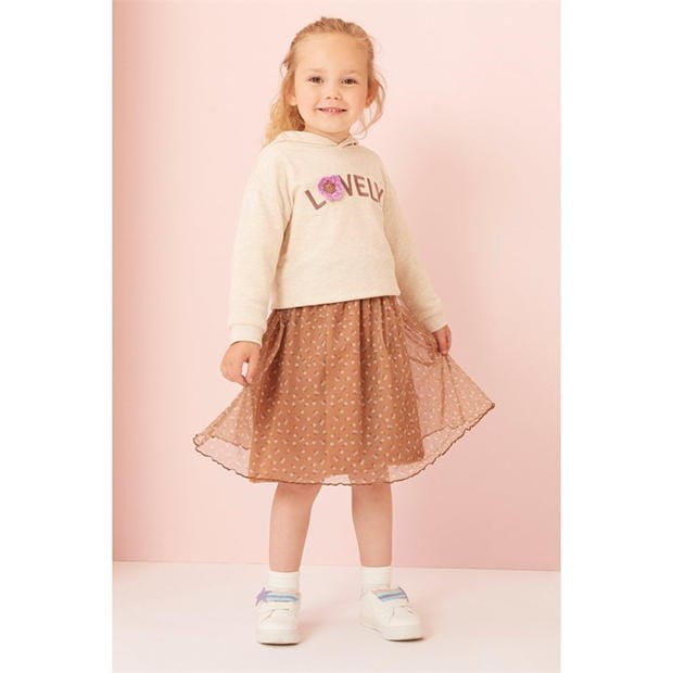 Be You Younger Girl Tulle Dress and Hoody