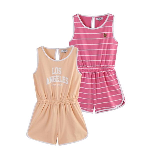 Be You Older Girl Pack Of 2 LA Playsuits