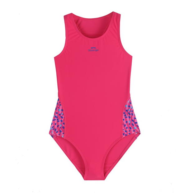 Slazenger Splice Racerback Swimsuit Junior