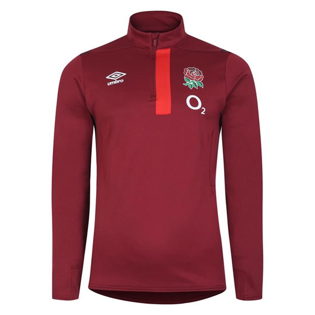 Umbro England Rugby Junior Half-zip Fleece