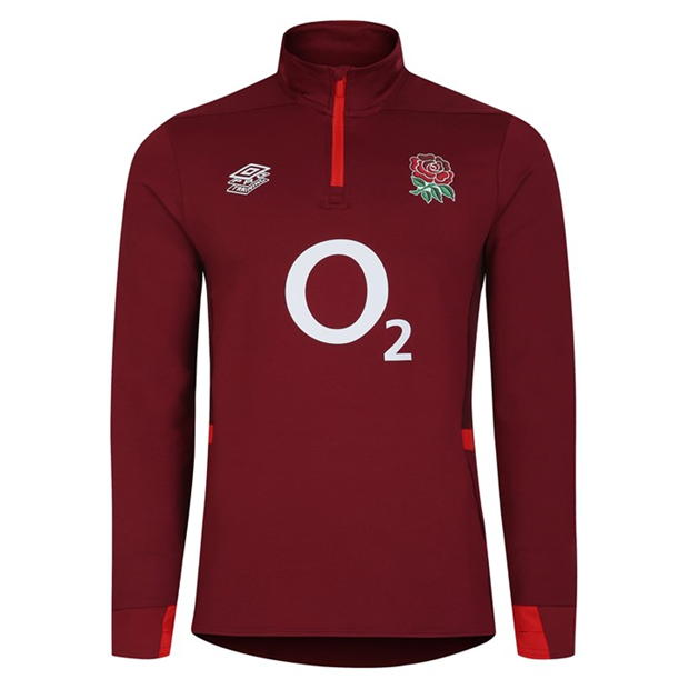 Umbro England Rugby Long Sleeve Junior Training Top – Official Youth Matchwear