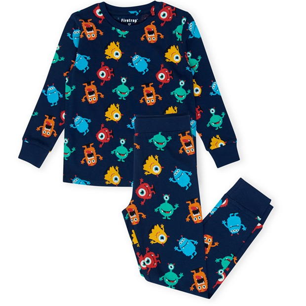 Firetrap Boys Monster Pyjama Set