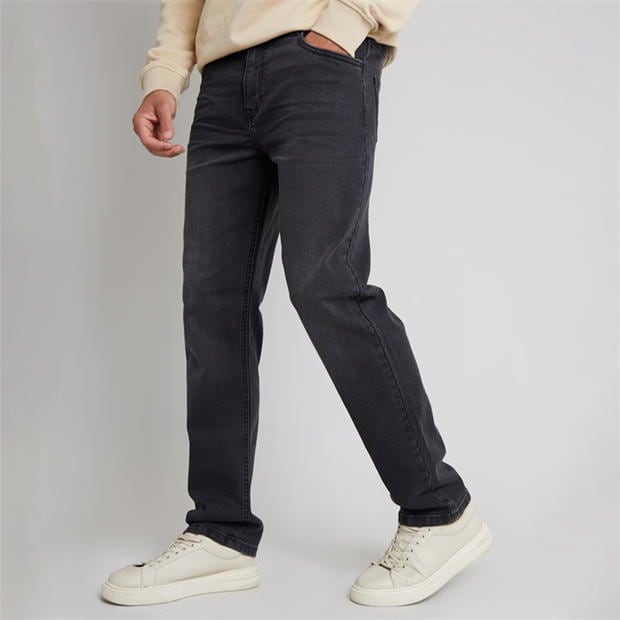 Threadbare Straight Fit Jeans With Stretch