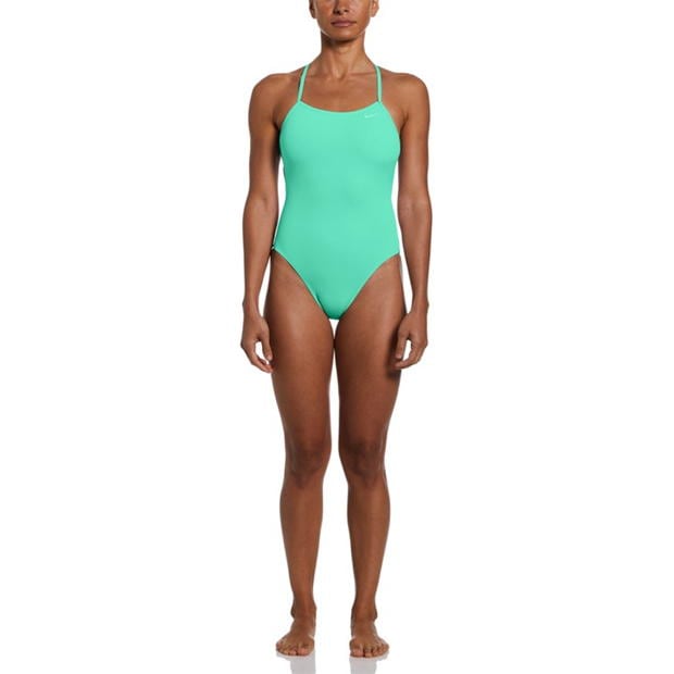 Nike Swim HydraStrong Lace-Up Tie-Back One-Piece Swimsuit