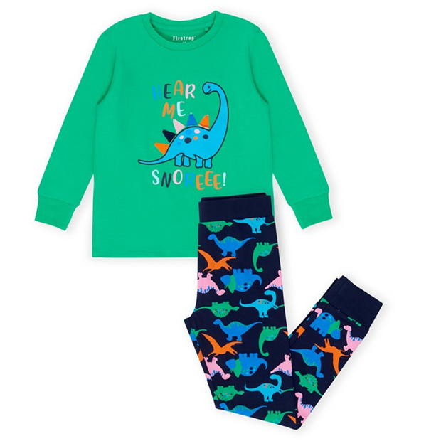 Firetrap Boys Dinosaur Pyjama Set