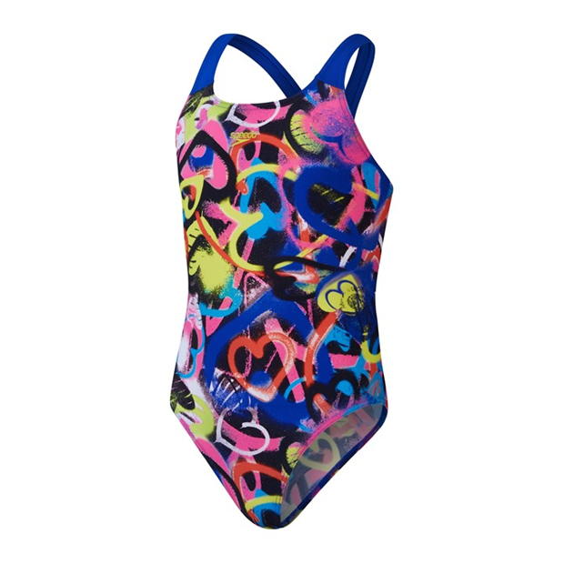 Speedo Digital Allover Powerback Swimsuit