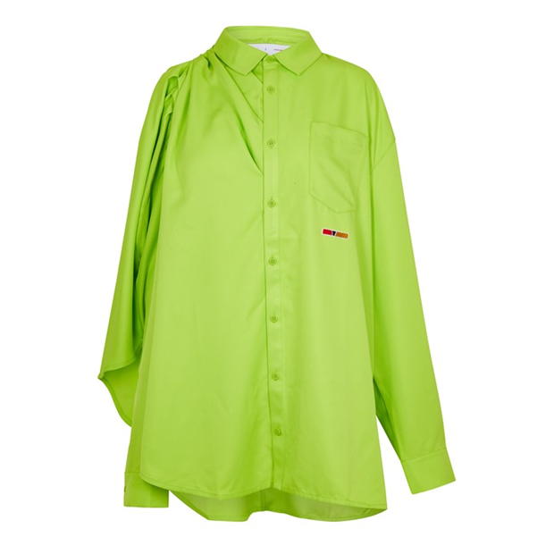 Reebok Pyer Draped Button-Down Shirt Mens