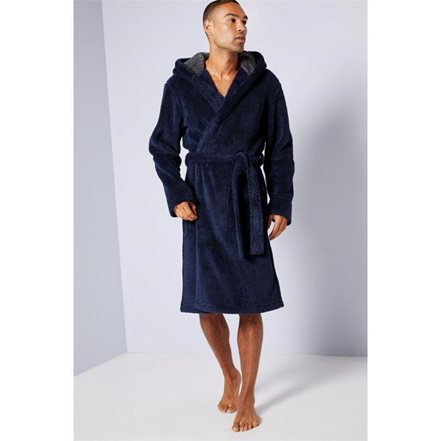 Studio Supersoft Premium Hooded Dressing Gown