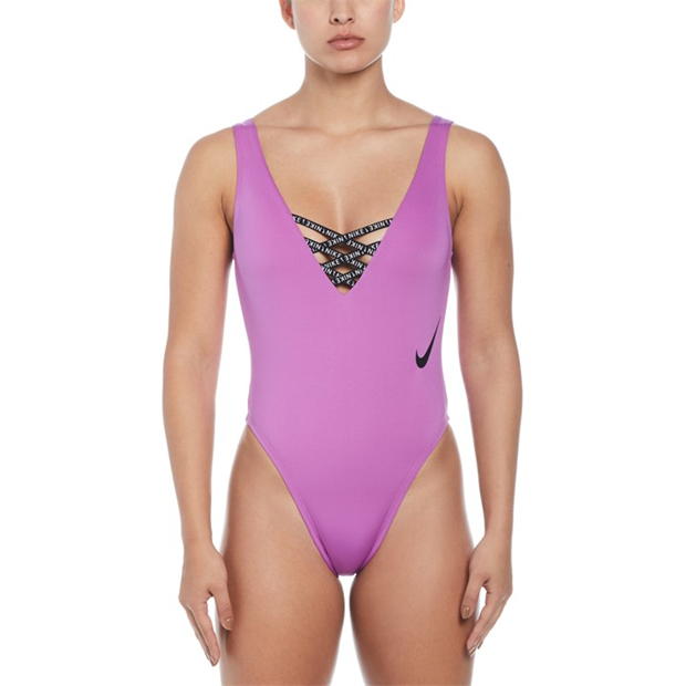 Nike Sneakerkini U-Back One-Piece Swimsuit Womens