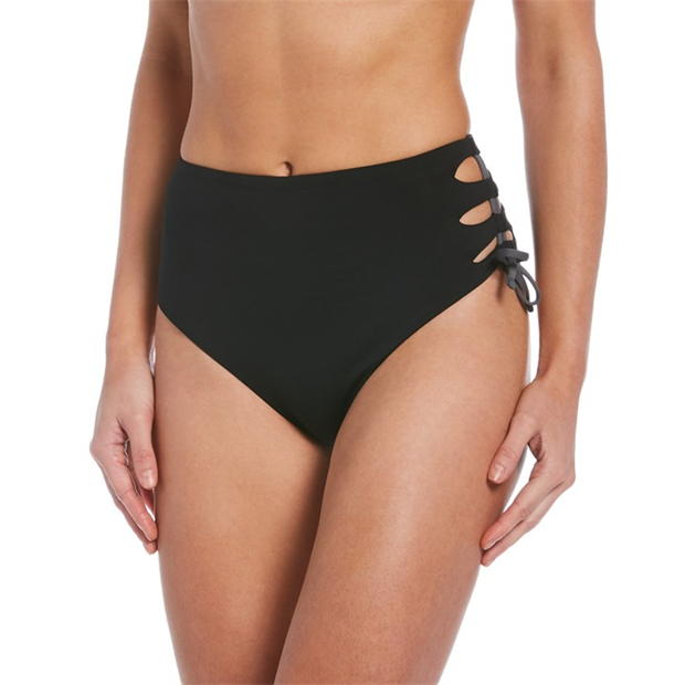 Nike Swim Solid Lace-up High Waist Cheeky Bottom