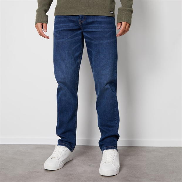 Threadbare Straight Fit Jeans With Stretch